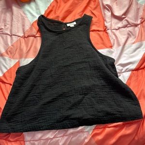 black tank top